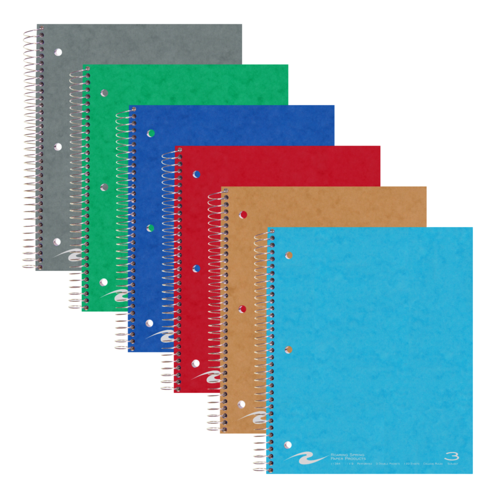 3 Subject College Ruled Notebook