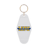 Vintage Motel Keychain | White
