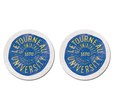 Thirsty Car Coaster 2-Pack, Natural