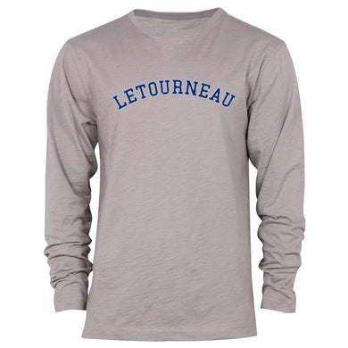 Slub Long Sleeve Tee, Premium Grey Heather