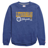 Victory Springs Ladies Crewneck | Heather Royal Blue