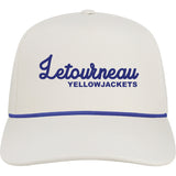 5-Panel Adjustable Hat | White