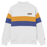 Game Day Striped Diana Mock Neck | Sno White