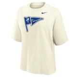 Ladies Cotton Short Sleeve Boxy Tee | Sail