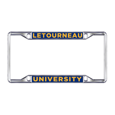 Standard License Plate Frame, School Name