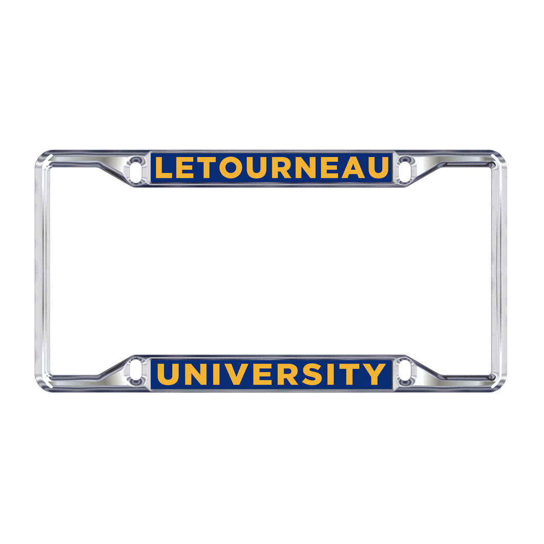 Standard License Plate Frame, School Name