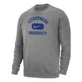 Club Fleece Crew by Nike | Dark Heather "University"