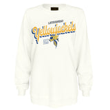 Ladies French Terry Crew | Vintage White