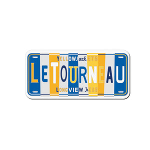 Quincy Custom Magnet, License Plate Design