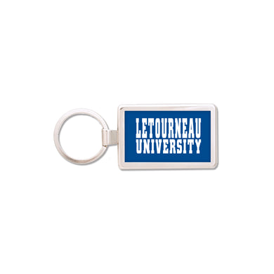 Silver Maverick Rectangular Key Tag