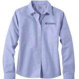 Ladies Wrinkle-Free Pinpoint Oxford Cloth Shirt | French Blue
