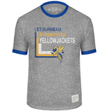 Classic Cotton Ringer Tee | Heather Grey