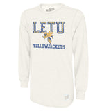 Long Sleeve Deconstructed Crew | Vintage White