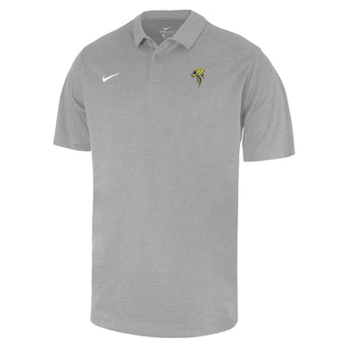 Heather Polo | Flat Silver
