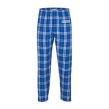 Men's Harley Flannel Pant | Royal/Silver Plaid