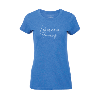 Ladies Triblend Tee, Royal Heather (F24)