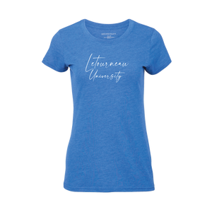 Ladies Triblend Tee, Royal Heather (F24)