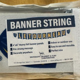 Felt String Banner | Royal/White