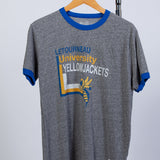 Classic Cotton Ringer Tee | Heather Grey