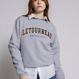 Powerblend Crew | Heather Grey