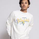 Ladies French Terry Crew | Vintage White