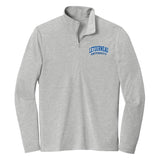 Tri-Blend Wicking Heather 1/4 Zip | Light Heather Grey