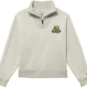 Ladies 1991 Brushes 1/4 Zip | Oatmeal