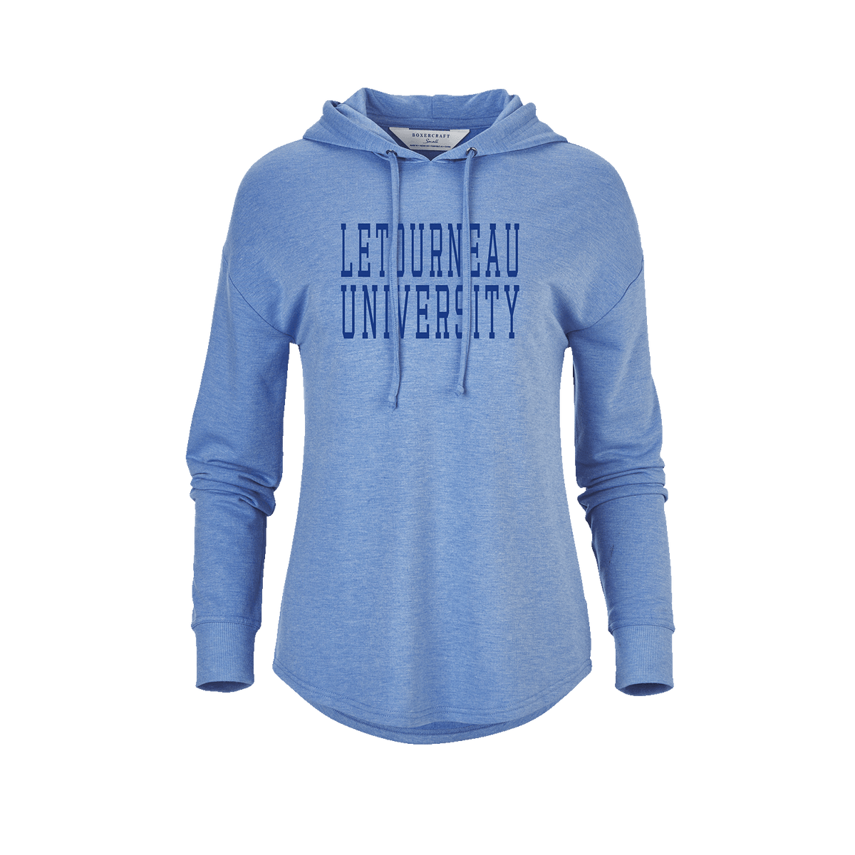 Women's Dream Fleece Hood, Blue Heather (F22) – LeTourneau Campus Store