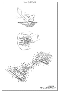 Land Clearing Machine - Patent No. 2,959,201