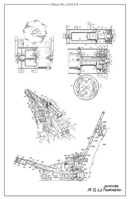 Excavating Machine - Patent No. 2,762,141