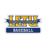 LETU Baseball Decal