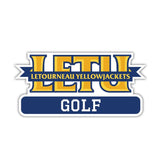 LETU Golf Decal